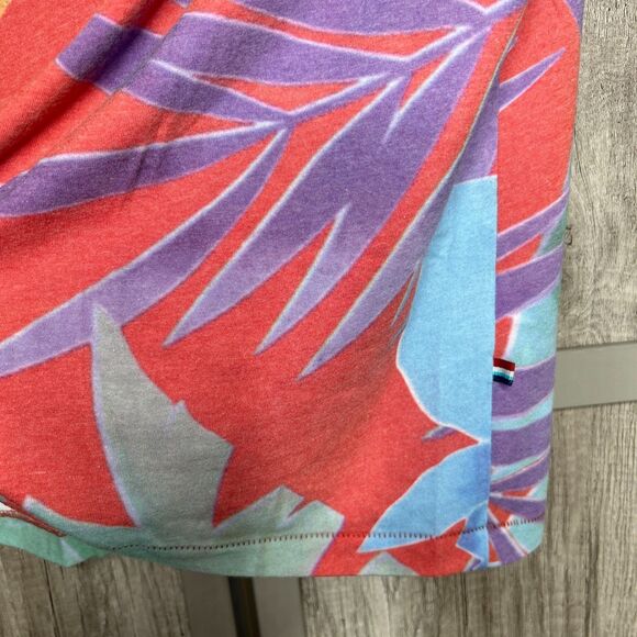 Sol Angeles Womens T Shirt Tropical Print Short Sleeves Size M - Picture 4 of 6